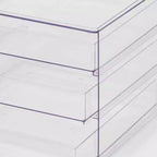 Meuble de rangement polyvalent à 3 tiroirs transparent - Brightroom™