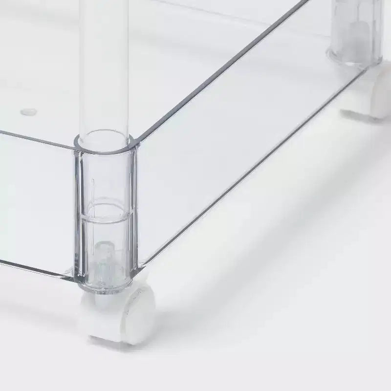 Chariot de rangement transparent à 3 niveaux - Brightroom™