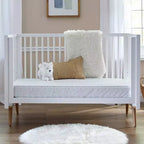 Matelas de berceau et pour tout-petit Sealy Cozy Rest 2 en 1 extra ferme : hypoallergénique, housse imperméable, à ressorts, épaisseur de 13,3 cm