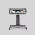 Chicco Close to You Table à langer et organisateur – Gris : Coins arrondis, style moderne, capacité de 13,6 kg