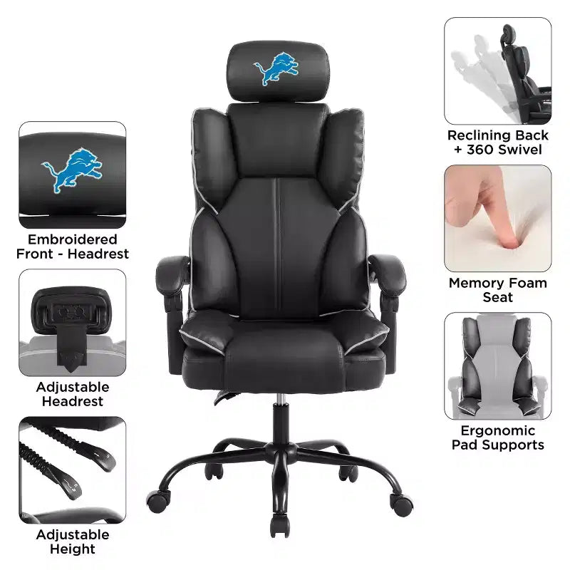 NFL Detroit Lions Champ Office Chair