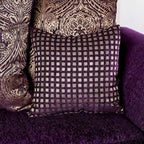Grendel Traditional Purple Chenille Rolled Arms Loveseat by Furniture of America