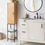 Colonne de salle de bain haute en matériaux mixtes - Brightroom™