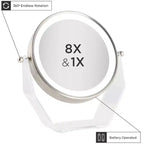 Miroir de courtoisie nickel – Zadro