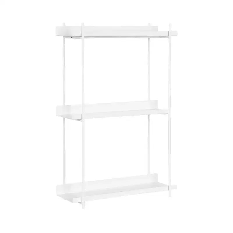 Kate & Laurel All Things Decor 20" Dominic Tiered Wall Shelf White