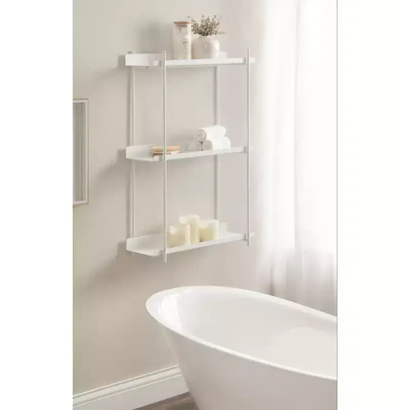 Kate & Laurel All Things Decor Étagère murale à niveaux Dominic 50,8 cm, blanc