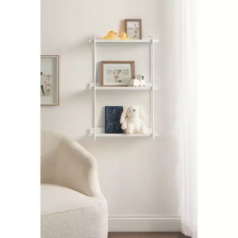 Kate & Laurel All Things Decor Étagère murale à niveaux Dominic 50,8 cm, blanc