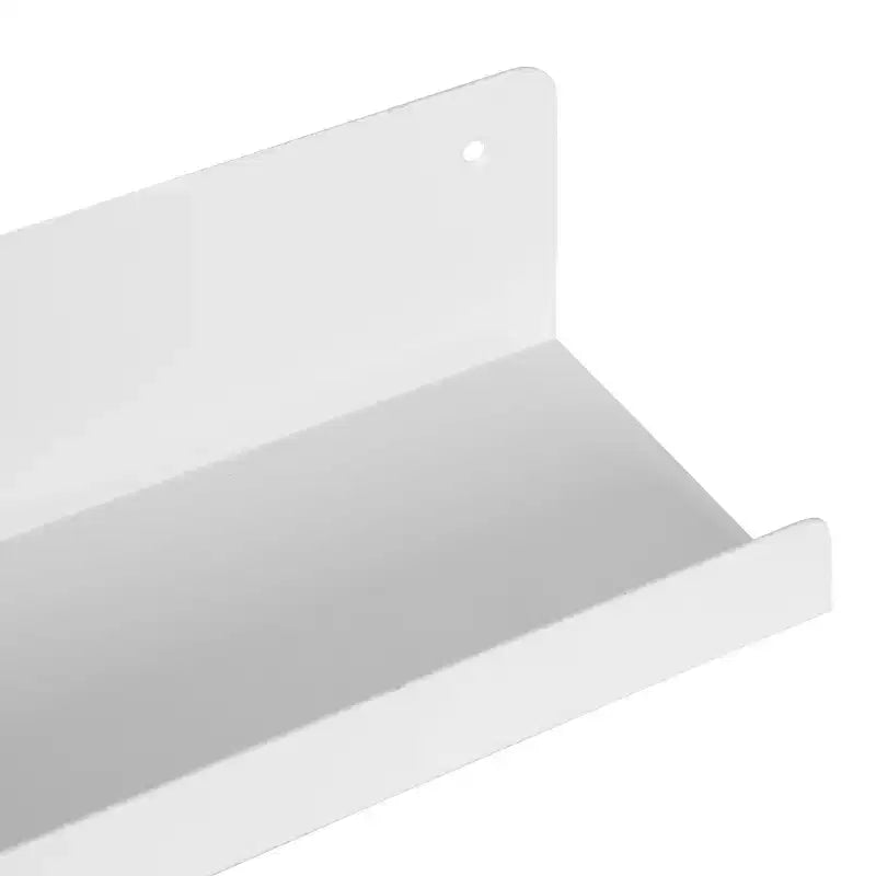 Étagère murale en métal Mezzo Modern par Kate & Laurel All Things Decor, 91,4 cm x 12,7 cm, blanc : à fixer au mur, quincaillerie incluse
