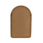 Miroir mural Holli Furniture en métal et bois marron