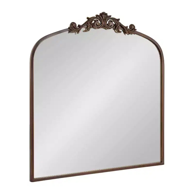 Kate & Laurel All Things Decor 28"x30" Arendahl Traditional Arch Mirror Bronze
