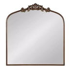 Kate & Laurel All Things Decor Miroir arqué traditionnel Arendahl bronze 28 po x 30 po