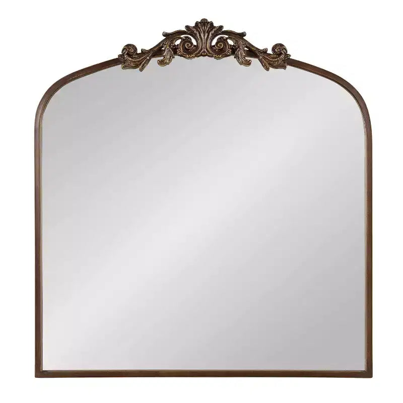 Kate & Laurel All Things Decor Miroir arqué traditionnel Arendahl bronze 28 po x 30 po