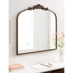 Kate & Laurel All Things Decor Miroir arqué traditionnel Arendahl bronze 28 po x 30 po