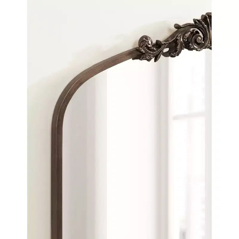 Kate & Laurel All Things Decor Miroir arqué traditionnel Arendahl bronze 28 po x 30 po