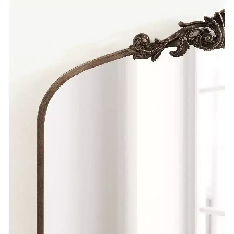 Kate & Laurel All Things Decor Miroir arqué traditionnel Arendahl bronze 28 po x 30 po