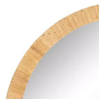 Kate & Laurel All Things Decor Miroir Mural Encadré Rahfy Arch 28"X32" Naturel