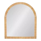 Kate & Laurel All Things Decor Miroir Mural Encadré Rahfy Arch 28"X32" Naturel