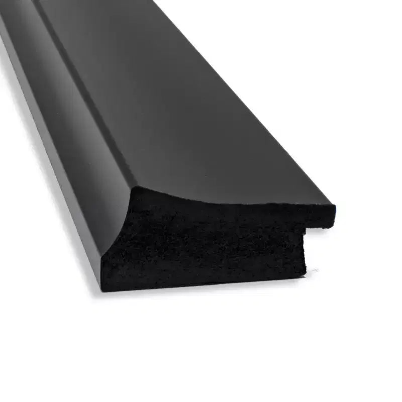 Amanti Art 40 po x 28 po Miroir mural de salle de bain étroit non biseauté Grand noir : Coiffeuse, design moderne, mural