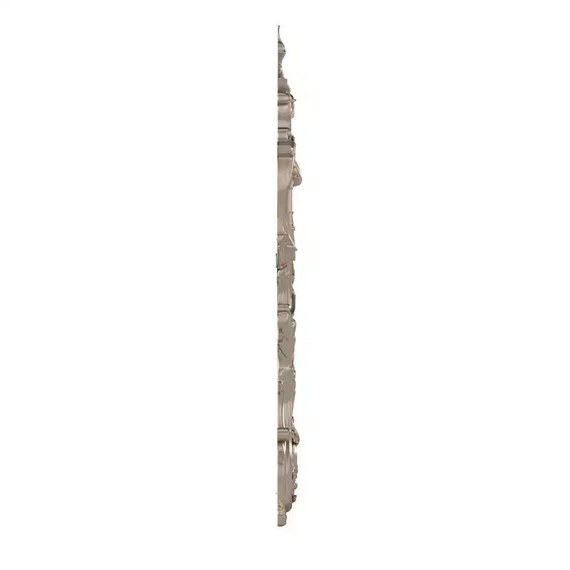 Howard Elliott Miroir Mural et d'Appoint Orné en Métal Chaud 30,75"x20" Argent