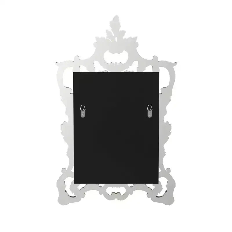 Howard Elliott Miroir Mural et d'Appoint Orné en Métal Chaud 30,75"x20" Argent