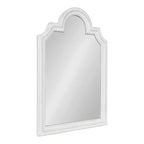 Kate & Laurel All Things Decor 26" x 35.2" Sindahl Arch Wall Mirror White : Modern Framed, No Assembly Required