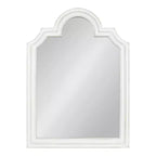 Kate & Laurel All Things Decor Miroir Mural Arc Sindahl 26" x 35.2" Blanc : Cadre Moderne, Aucun Assemblage Requis