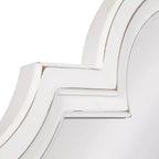 Kate & Laurel All Things Decor Miroir Mural Arc Sindahl 26" x 35.2" Blanc : Cadre Moderne, Aucun Assemblage Requis