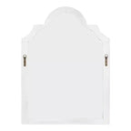 Kate & Laurel All Things Decor Miroir Mural Arc Sindahl 26" x 35.2" Blanc : Cadre Moderne, Aucun Assemblage Requis