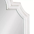 Kate & Laurel All Things Decor Miroir Mural Arc Sindahl 26" x 35.2" Blanc : Cadre Moderne, Aucun Assemblage Requis