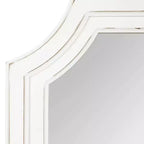 Kate & Laurel All Things Decor Miroir Mural Arc Sindahl 26" x 35.2" Blanc : Cadre Moderne, Aucun Assemblage Requis