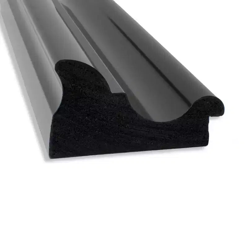 Amanti Art Miroir mural noir colonial non biseauté 42"x30" : style moderne, cadre en polystyrène, quincaillerie de montage incluse