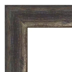 Miroir mural encadré rustique écorce Char 63,5 cm x 63,5 cm marron – Amanti Art : Verre biseauté, cadre en polystyrène, aucun assemblage requis