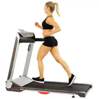 Tapis de course électrique Sunny Health & Fitness Strider avec plateforme LoPro large de 20 pouces