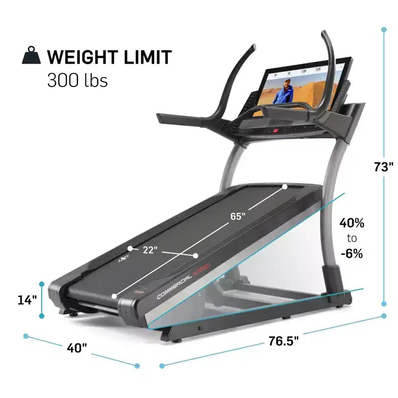 Tapis de course électrique NordicTrack Commercial X32i