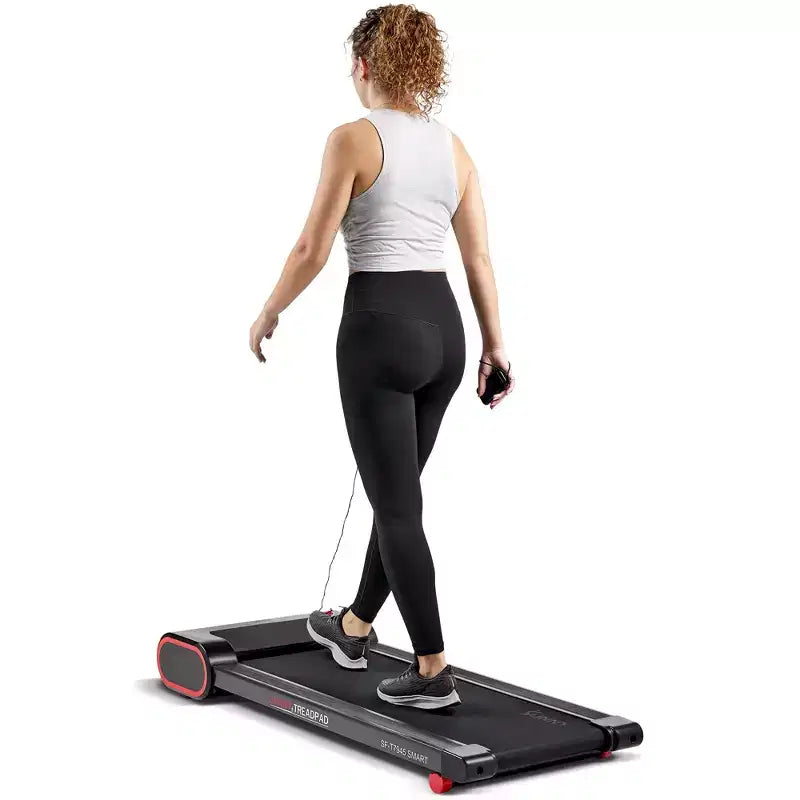 Tapis de marche intelligent Sunny Health & Fitness Slim pour sous le bureau
