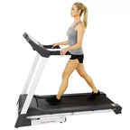 Sunny Health & Fitness Auto Incline Electric Smart Treadmill