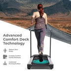 Tapis de course interactif Sunny Health & Fitness avec inclinaison automatique Slim