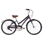 Huffy Sienna 24" G MLT SPD Comfort Bike - Gloss Eggplant