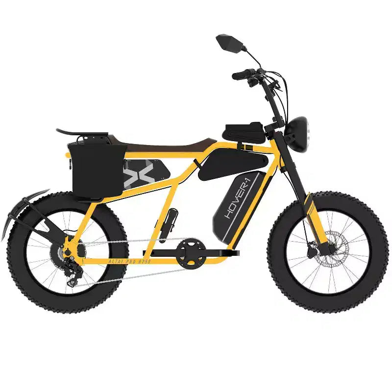 Hover 1 Adult Altai Pro R750 20" Step-Over Electric Cruiser Bike - Yellow