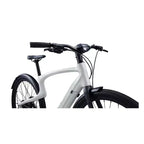 Urtopia Vélo électrique de croisière adulte en carbone 1 Pro Smart 27,64" à enjambement haut - Blanc S