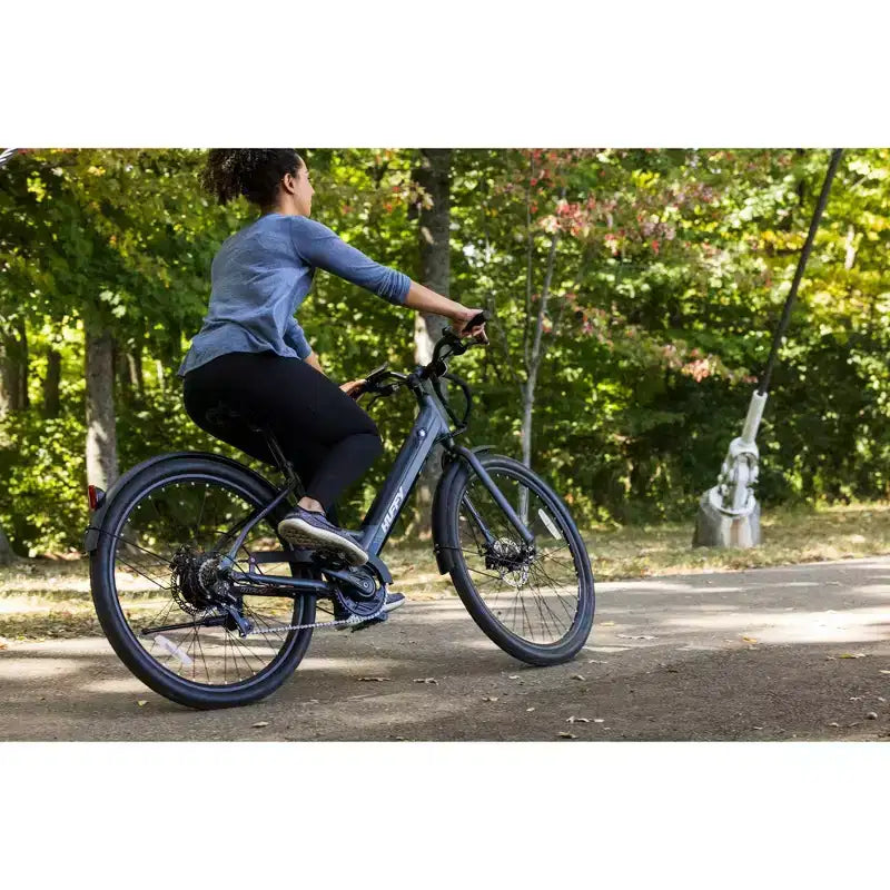 Huffy Vienna 27.5" 36V E-Bike for Adults - Matte Storm