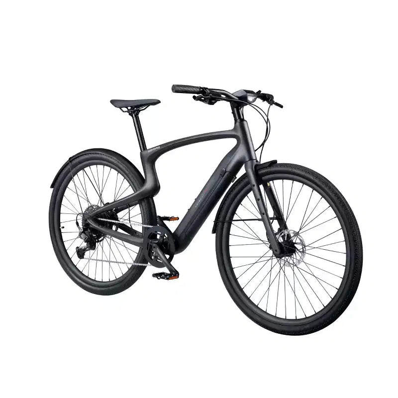 Vélo de croisière électrique Urtopia Adult Carbon 1 Pro Smart 27,64'' à cadre haut - Noir M