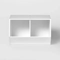 Stackable Laminate 2-Compartment Kids' Storage Bin White - Pillowfort™