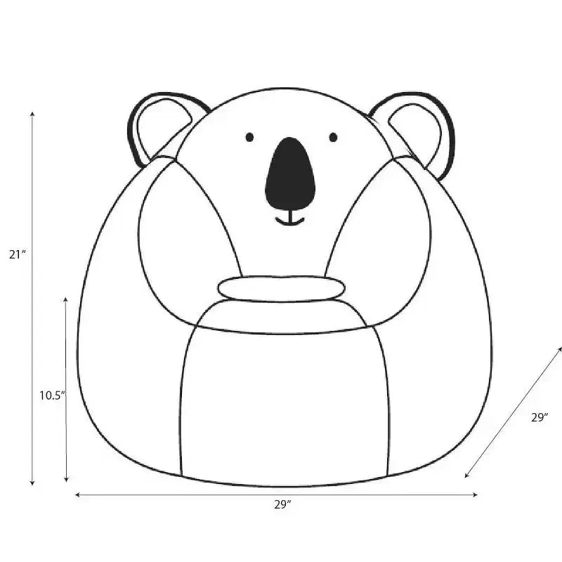 Pouf en forme de koala pour enfants - Pillowfort™