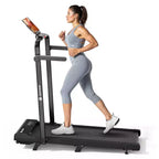 DeerRun A6 Plus Tapis de Course Pliable Mince 2-en-1 2026 avec Inclinaison de 5 %, Bluetooth et Télécommande, 136 kg