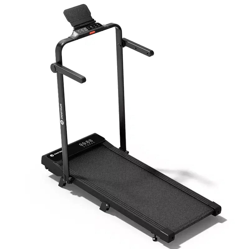 DeerRun A6 Plus Tapis de Course Pliable Mince 2-en-1 2026 avec Inclinaison de 5 %, Bluetooth et Télécommande, 136 kg