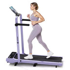 DeerRun A6 Plus Tapis de Course Pliable Mince 2-en-1 2026 avec Inclinaison de 5 %, Bluetooth et Télécommande, 136 kg
