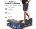 Tapis de Marche DeerRun 2 en 1 sous le Bureau, Tapis Roulant Silencieux de 2,5 CV pour la Course et le Jogging avec Télécommande pour la Maison et le Bureau
