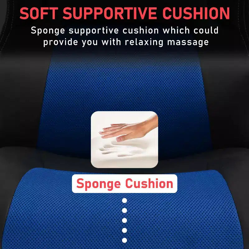 BestMassage Gaming Chair Office Chair with Lumbar Support Adjustable Height PU Leather Executive Chair for Women Men Adults