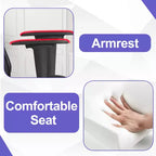 BestMassage Gaming Chair Computer Gamer Chair with Lumbar Support and Footrest Rolling Swivel Design Office Chair for Home Office and Gaming